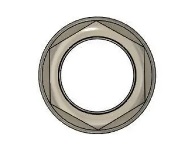 Stud Nut  Free 3D model