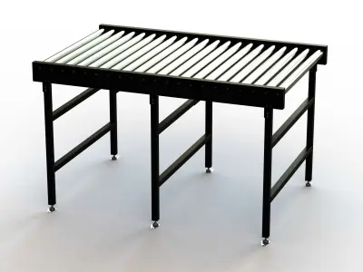Free Roller Conveyor 3D model