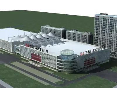 Commercial Building 3D model 138