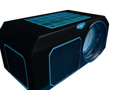 Futuristic LED Projector Device 3D model