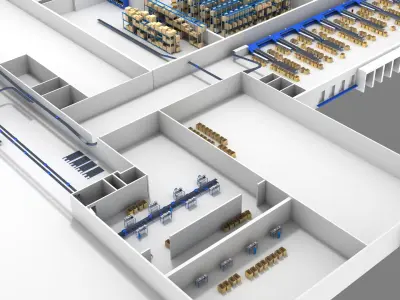  Sorting storage warehouse 