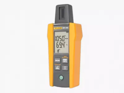 Solar Irradiance Meter Low-poly 3D model