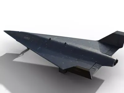 WZ-8 Hypersonic Reconnaissance Drone UAV 3D model