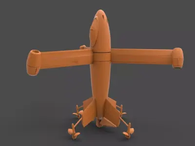 Focke-Wulf Triebflgel 3D print model