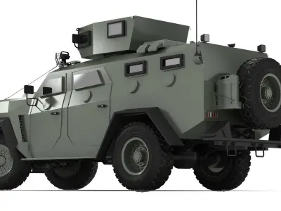 Military vehicle 3D model get