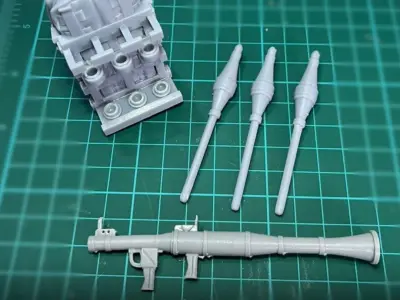 RPG kit 3D printable files for Action Figures 3D print model