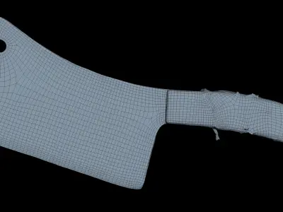 Cleaver Middle Poly 3D model