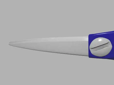 Scissor pair of scissors Free low-poly 3D model