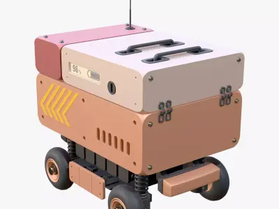 Autonomous Delivery Robot M1 3D model