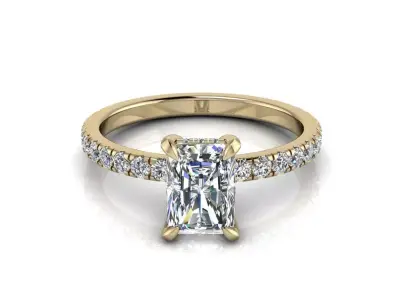 Engagment Jewelry Ring 209 3D print model