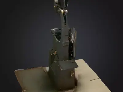 Industrial Midsaw Bandsaw 3D Model High Detail  Realistic 3D model