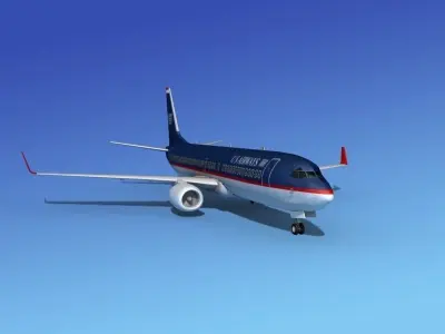 Boeing 737-800ER US Airways  3D model