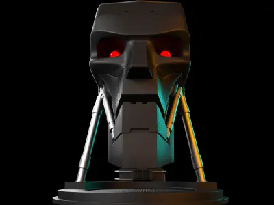 Robot ABC Warriors Head 3D model