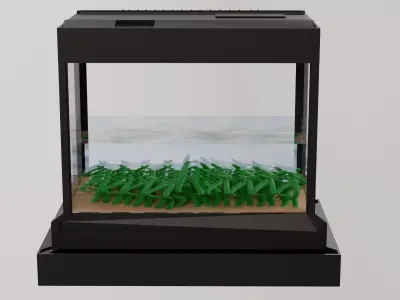 Fish tank 3D model order