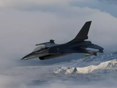 f16 fighter jet Free 3D model