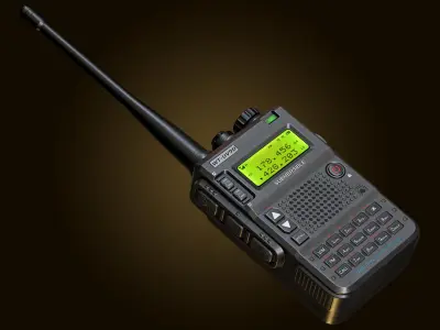 Walkie Talkie Low-poly 3D model buy