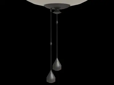 Twin Breeze Ii 74-In Oil Rubbed Bonze 3D model