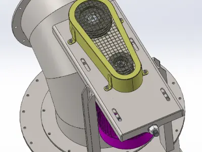 0-500 MICRONIZED DYNAMIC SEPARATOR 3D model