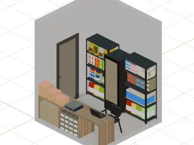 Small Shop 3D model