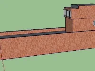 ship by sketchup  Free 3D model
