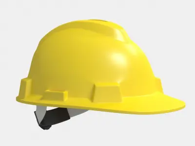 Safety Helmet - Model 2 Low-poly 3D model
