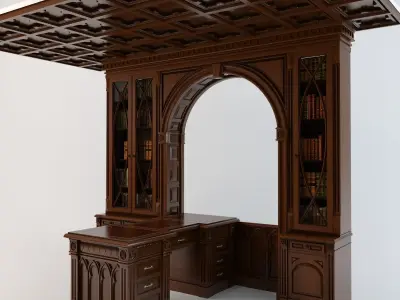 Classic wardrobe 3D model