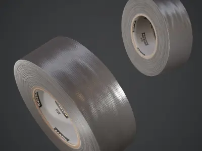 Scotch Tape Low-poly 3D model