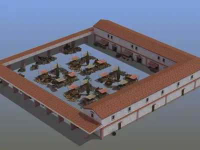 Ancient Marketplace 3D model