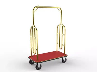 Hotel Trolley 07 3D model