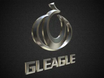 gleagle logo 3D model