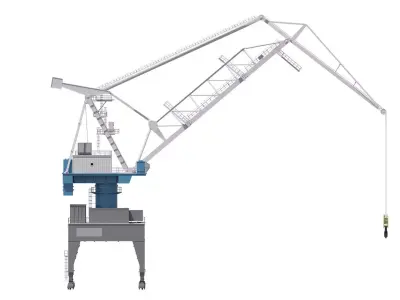Portal Crane Ardelt Tukan heavy loads 3D model