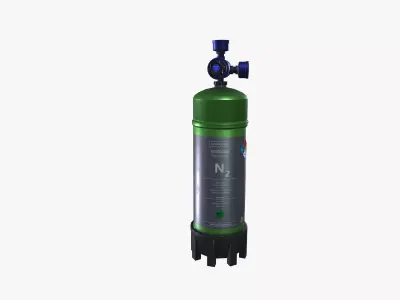 Nitrogen Bottle 3D model