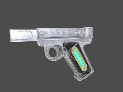 Persona 3 Evoker  Low-poly 3D model