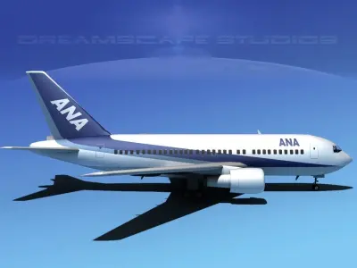 Boeing 767-200ER ANA 3D model