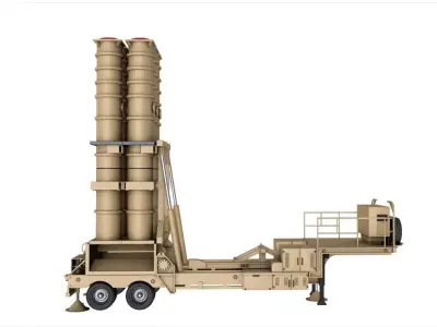Israel  Arrow   Anti Ballistic Missile 3D model