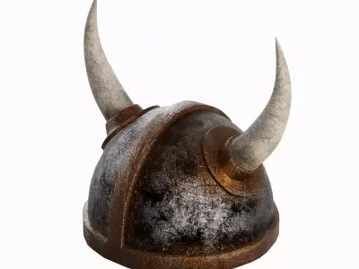 Viking Helmet 04 3D model