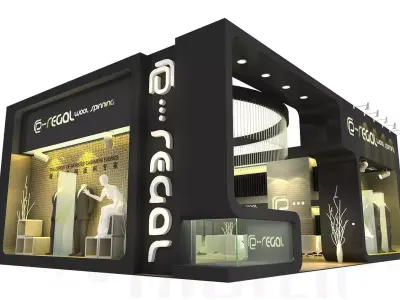 Exhibition - Area - 8X11-3DMAX2009-027 3D model