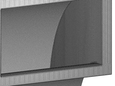 Rusty Rectangular Elbow Duct 3D model