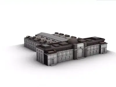 Egyptian Museum 3D Model 3D model