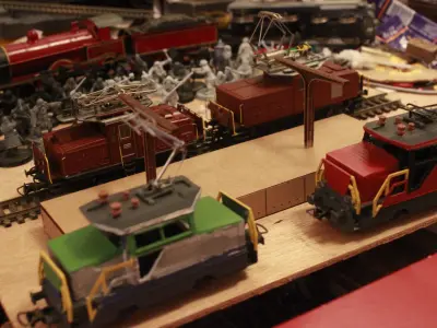 ho shunter locomotive swiss SBB BLS Ee 922 3D print model