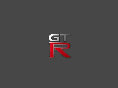 GTR logo Low-poly 3D model