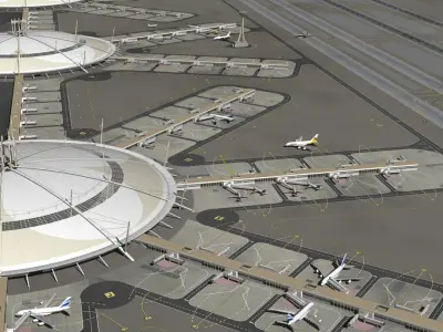 AIRPORT 3D model buy
