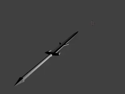 Warlord Battle Sword Free low-poly 3D model