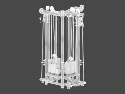 Technogym Cable Tower 3D model