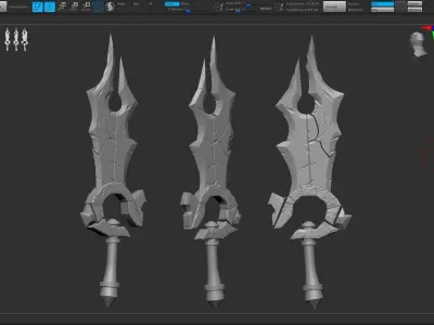 Stylized Sword  Low-poly 3D model