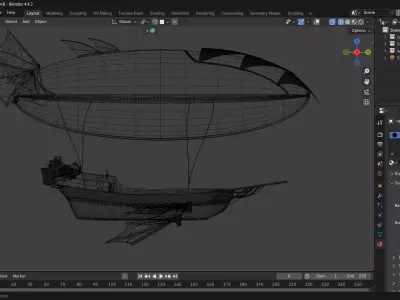 Air Ship 3D model