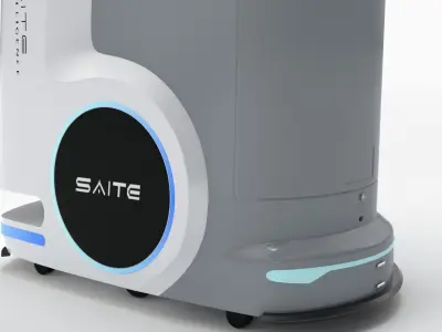 Saite Hospital Delivery Robot 3D model