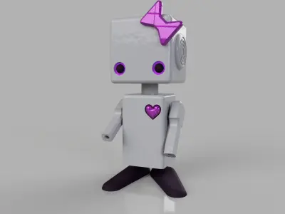 cute robot scifi 3D print model purchase