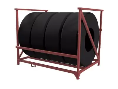 wheel container 3D model