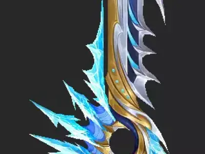 Pack With 30 Fantasy Swords - Part 12 Low-poly 3D model